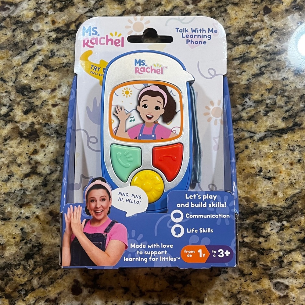 New Ms Rachel Talk With Me Learning Phone Spin Master Toddler Educational Toy